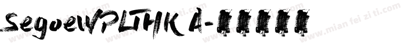 SegoeWPLTHK A字体转换